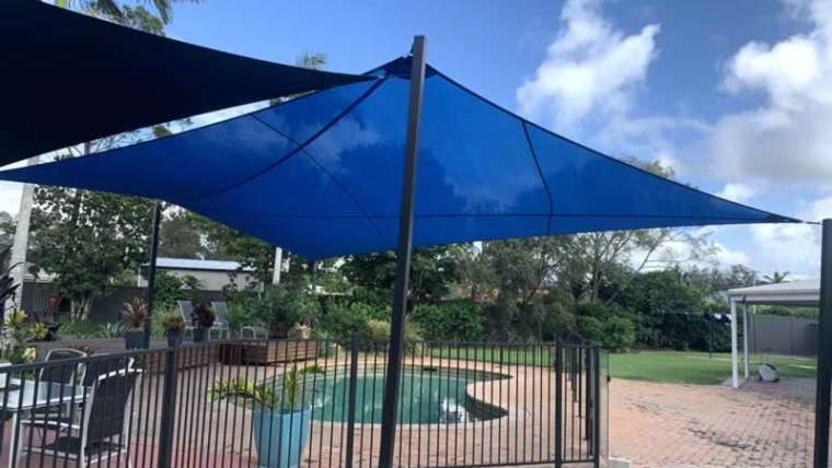 Safety towards evaporation from awnings and swimming swimming pools