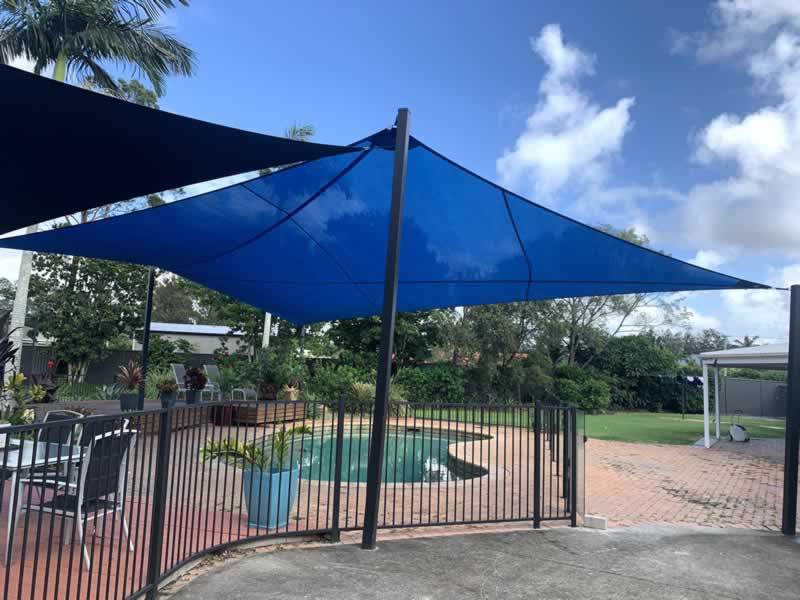 Safety towards evaporation from awnings and swimming swimming pools