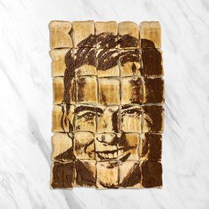 Flip toast with Nutella into artwork!