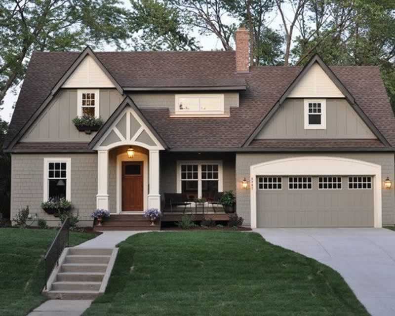 High exterior home shade schemes