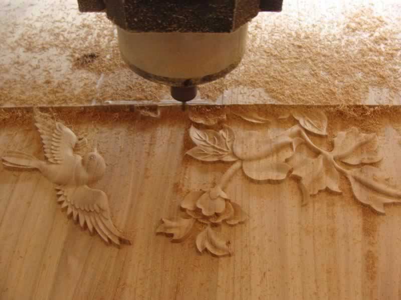 Use of a CNC wooden router