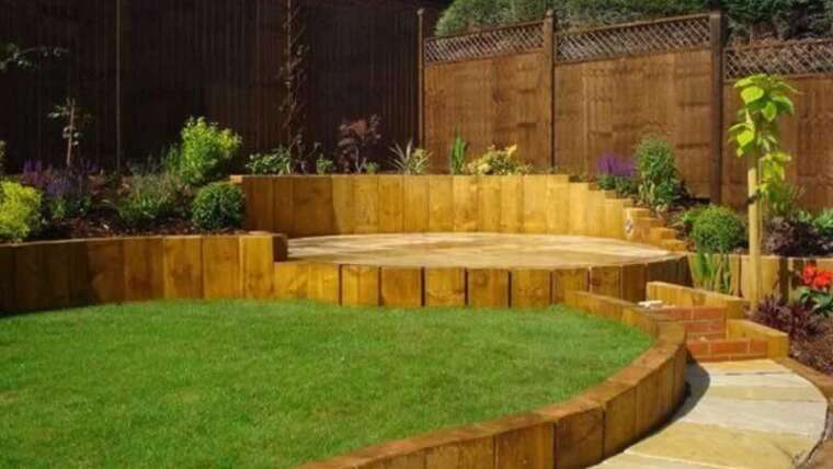 The advantages of wooden in landscaping