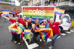 Coles exhibits rainbow pleasure