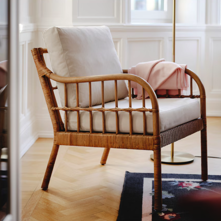 IKEA HOLMSTA / FRÖKNABO Overview – We LOVE this Rattan Arm Chair!