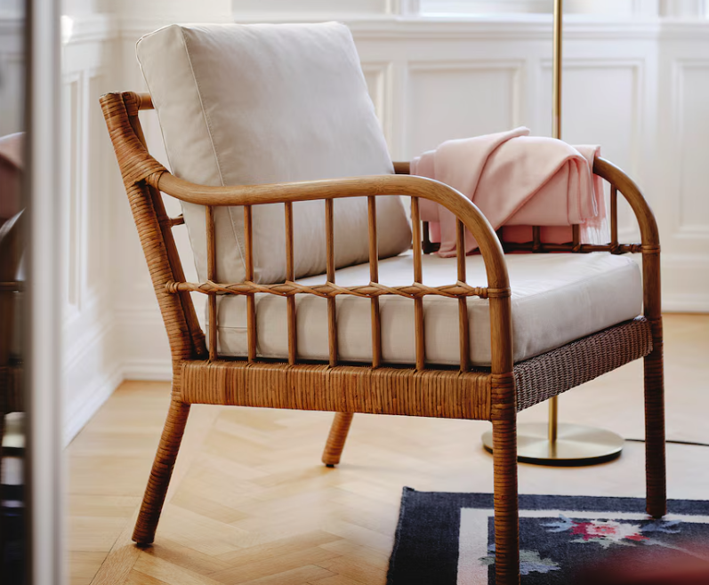 IKEA HOLMSTA / FRÖKNABO Overview – We LOVE this Rattan Arm Chair!