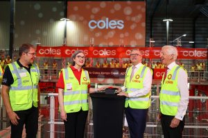 Coles unveils new automated distribution centre