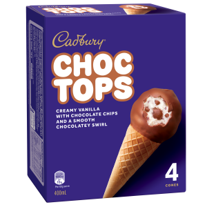 Peters introduces Cadbury and Oreo choc tops