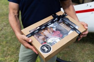 White’s IGA provides picnic for brand new helicopter tour