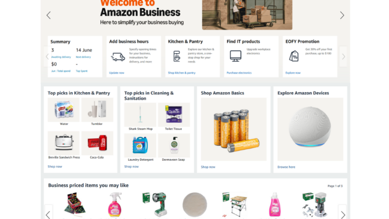 Retail sector shake up as Amazon enters B2B market