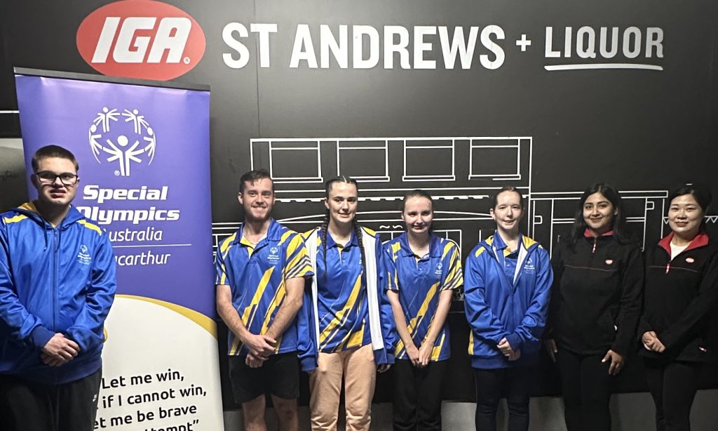 IGA publicizes beneficiant donation for Particular Olympics Australia