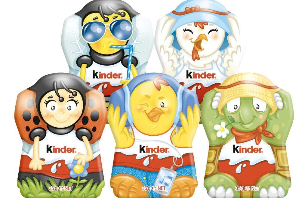 Kinder delivers Easter vary