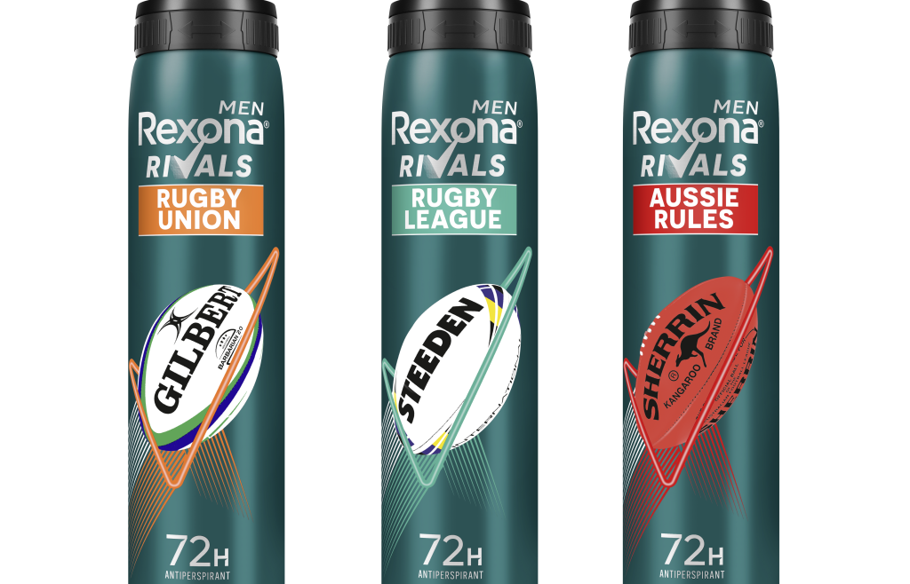 Rexona brings aggressive vitality to the deodorant aisle