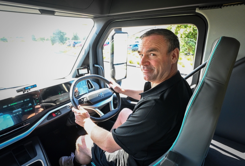 Foodstuffs’ newest totally electrical truck hits the highway